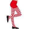 Collants ray√©s rouges et blancs enfant  