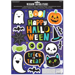 Stickers pour fen√™tres Halloween Friends  