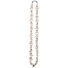 Collier t√™tes de mort blanches Halloween  