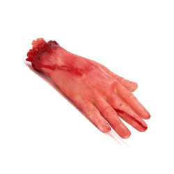 Main coup√©e ensanglant√©e Halloween  