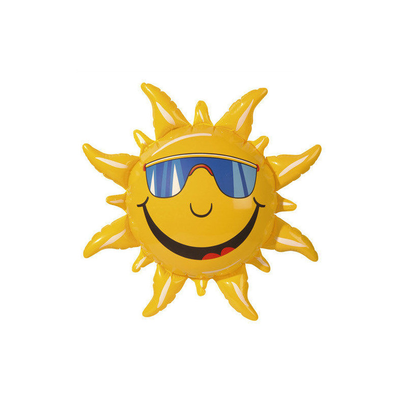 Soleil jaune gonflable  