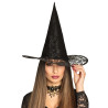 Chapeau sorci√®re dentelle adulte Halloween  