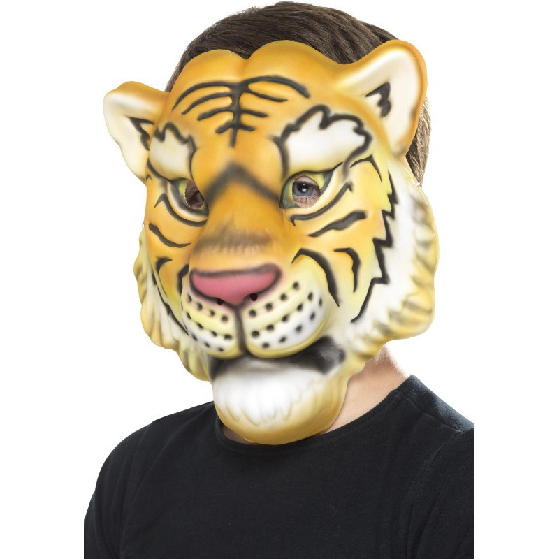 Masque t√™te de tigre enfant  
