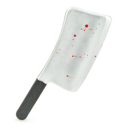 Couperet sanglant Halloween en plastique  