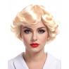 Perruque blonde vintage femme  