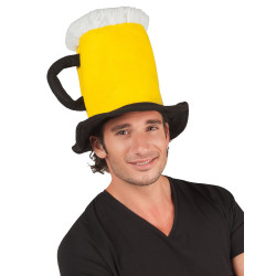 Chapeau chope de bi√®re adulte  