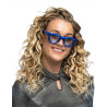 Lunettes lumineuses √† LED bleues  
