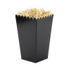 8 bo√Ætes √† pop-corn noires et or 12,5 x 7 cm festonn√©es  