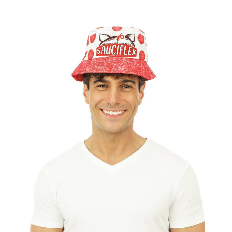 Bob blanc rouge Sauciflex Ap√©ro Adulte  