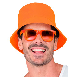 Bob orange fluo adulte  