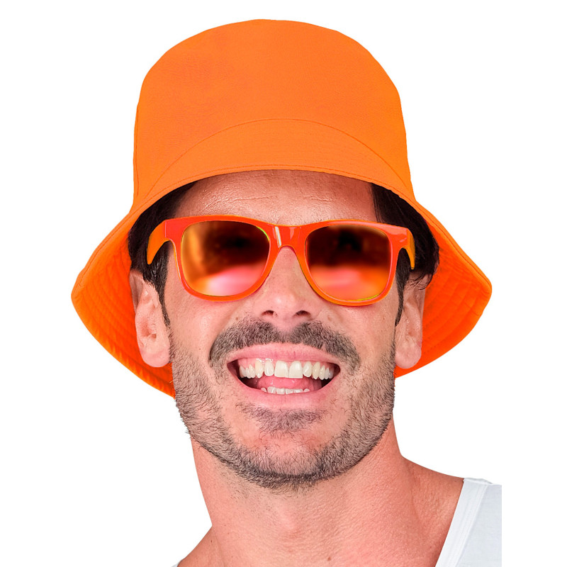 Bob orange fluo adulte  
