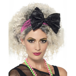 Bandeau dentelle gros noeud femme  