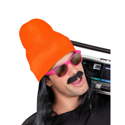 Bonnet orange fluo adulte  
