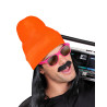 Bonnet orange fluo adulte  