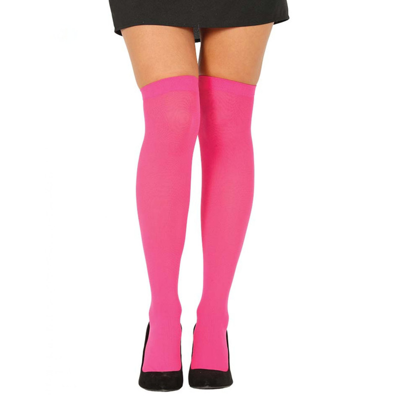 Bas rose fluo femme  