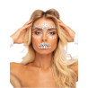 Strass adh√©sifs pour visage squelette  
