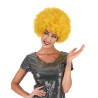 Perruque clown jaune confort adulte  