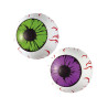 Yeux gonflables Halloween blanc 25cm  