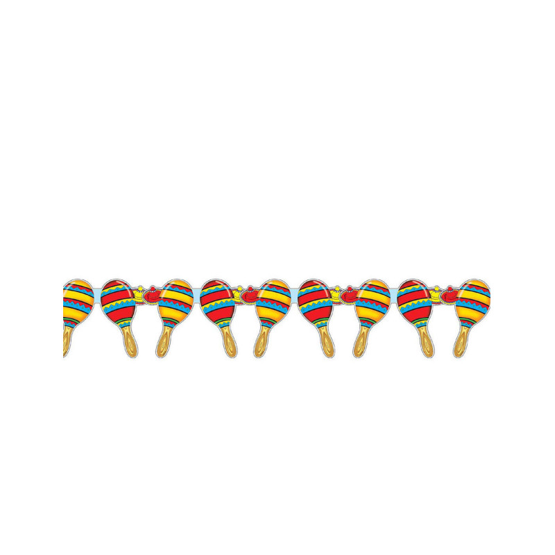 Guirlande maracas mexique 3 m√®tres  