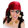 Kit collier et bloucles d'oreilles pirate adulte  