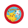 8 Assiettes en carton Pok√©mon Next Generation 23 cm  