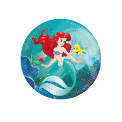 8 Assiettes en carton Ariel 23 cm  