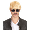 Perruque blonde courte homme  