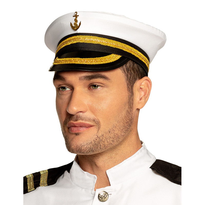 Chapeau capitaine marin adulte  