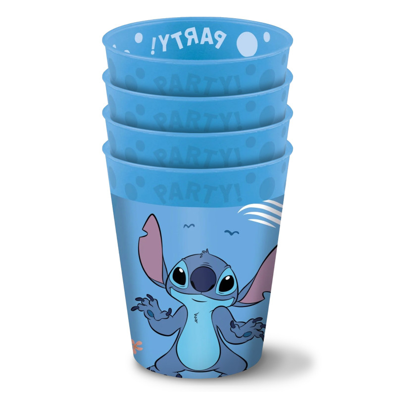 4 Gobelets r√©utilisables Stitch 250ml  