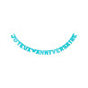 Guirlande Joyeux Anniversaire bleue 280 cm  
