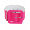 Ceinture large rose fluo adulte  
