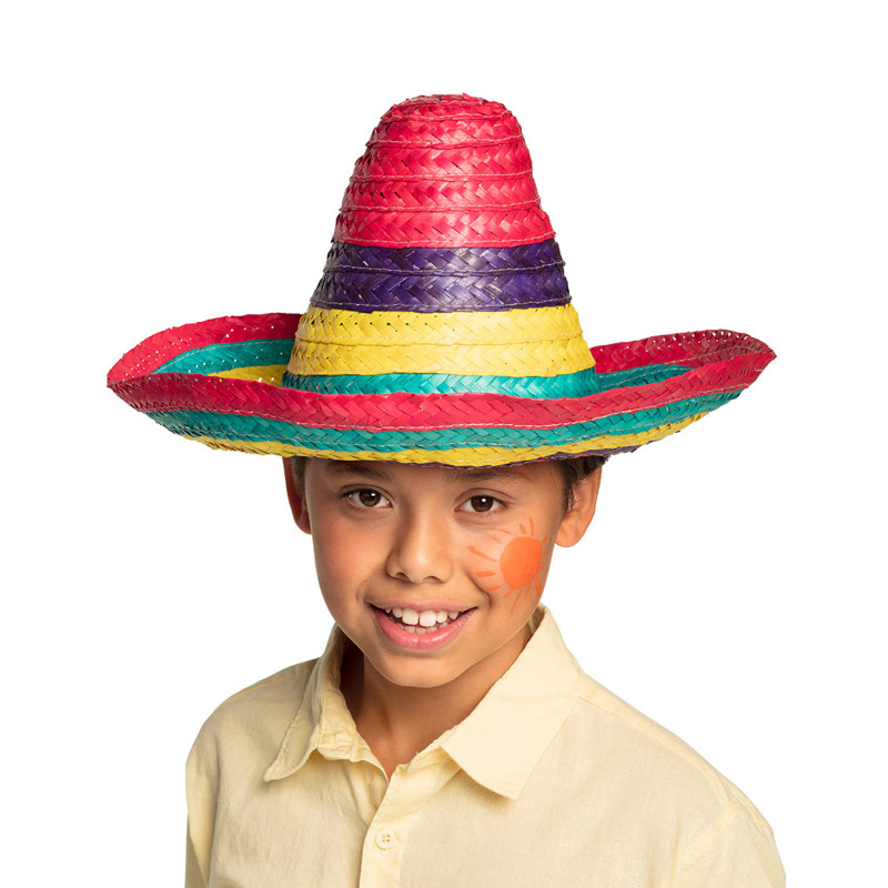 Sombrero multicolore enfant  