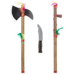 Kit indien en plastique 3 accessoires  