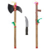 Kit indien en plastique 3 accessoires  