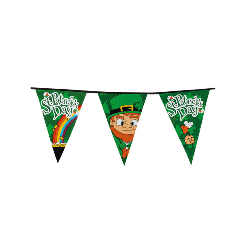 Guirlande √† fanions 8 m Saint Patrick  