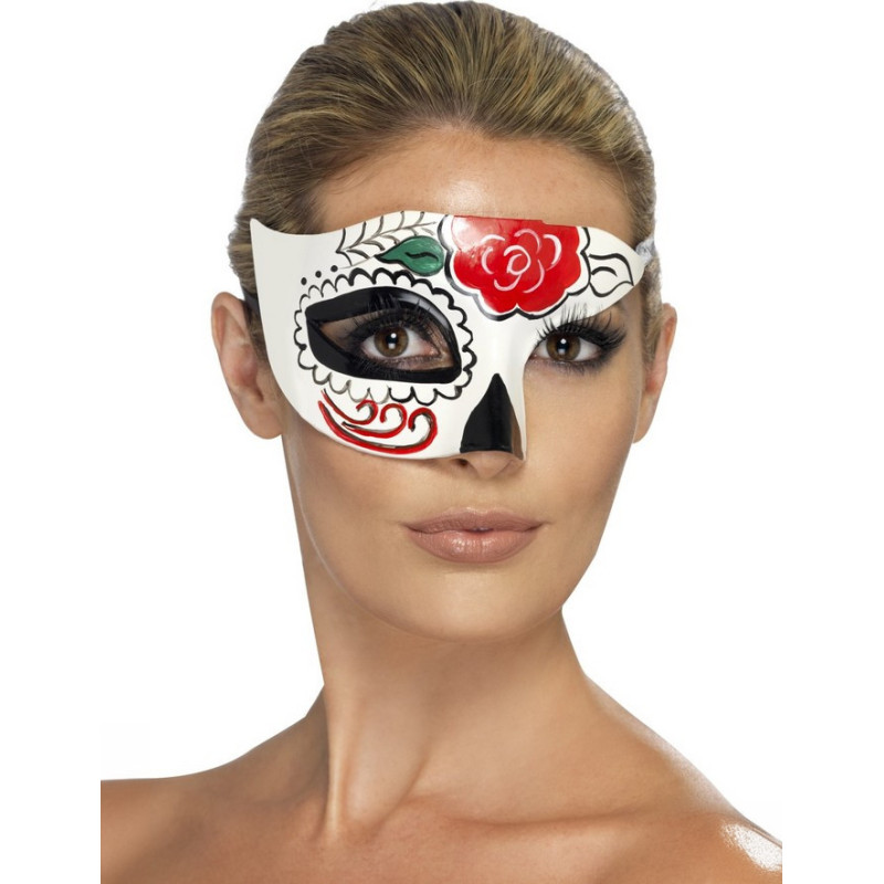 Demi masque color√© adulte Halloween  