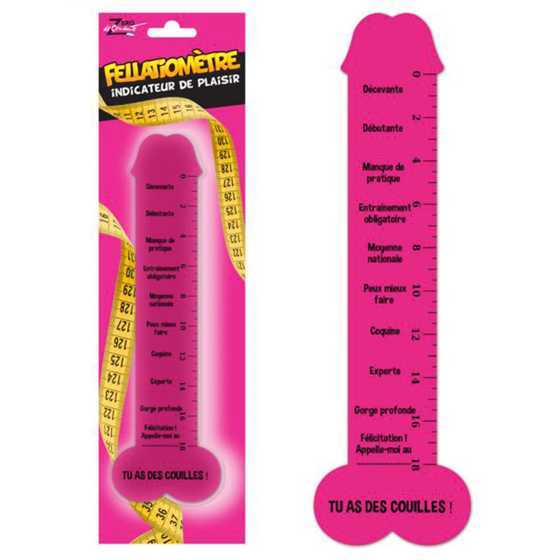 R√®gle humoristique fellatiom√®tre  