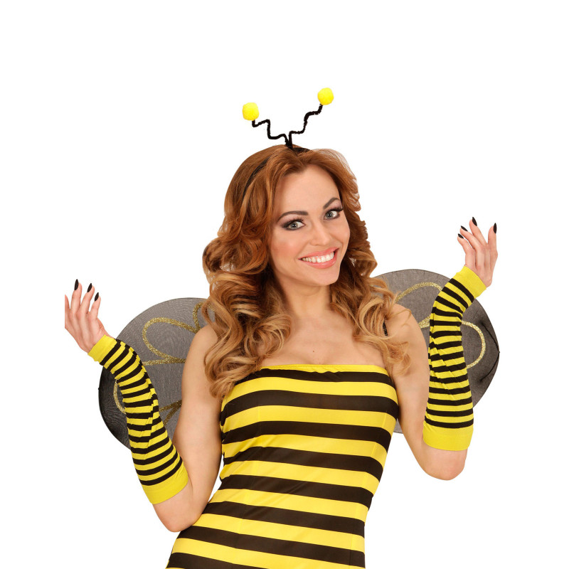 Mitaines longues abeille adulte  