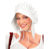 Bonnet servante blanc femme  