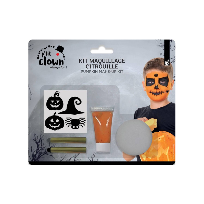 Kit maquillage citrouille enfant  