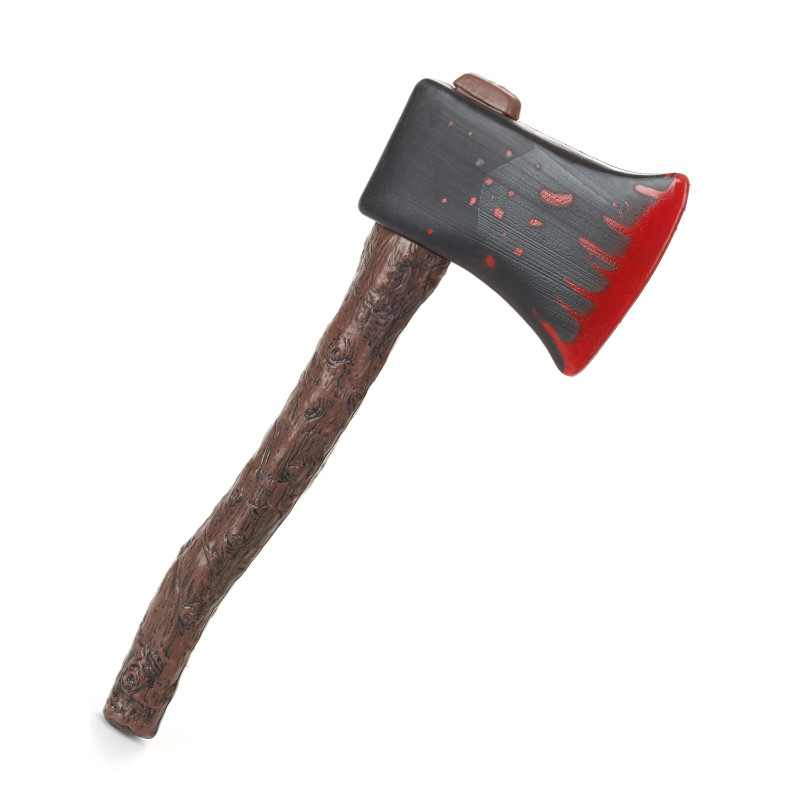 Petite hache ensanglant√©e en plastique Halloween  
