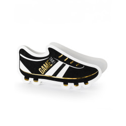 6 Cartes d'invitation chaussures de foot 19,5 x 9 cm  