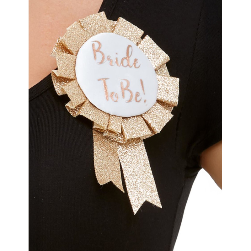 Badge Bride to be dor√©  