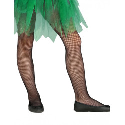 Collants r√©sille fine noire enfant  
