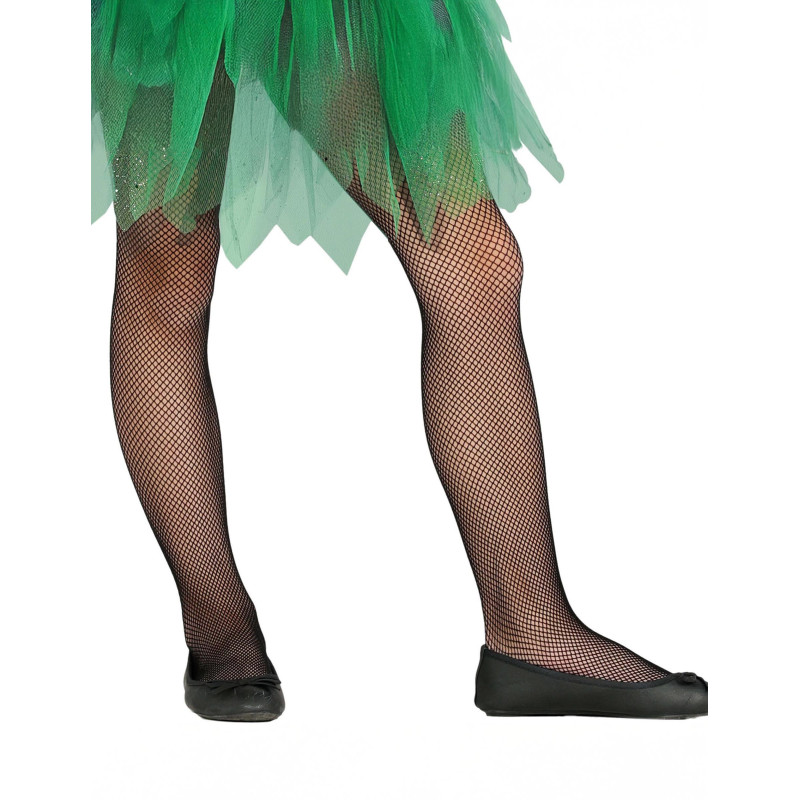 Collants r√©sille fine noire enfant  