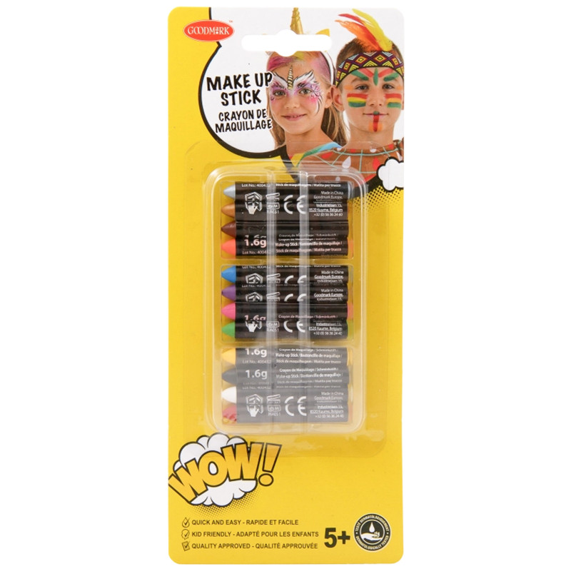 12 Crayons pour maquillage  