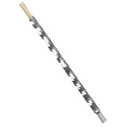 Porte cigarette sequins argent  