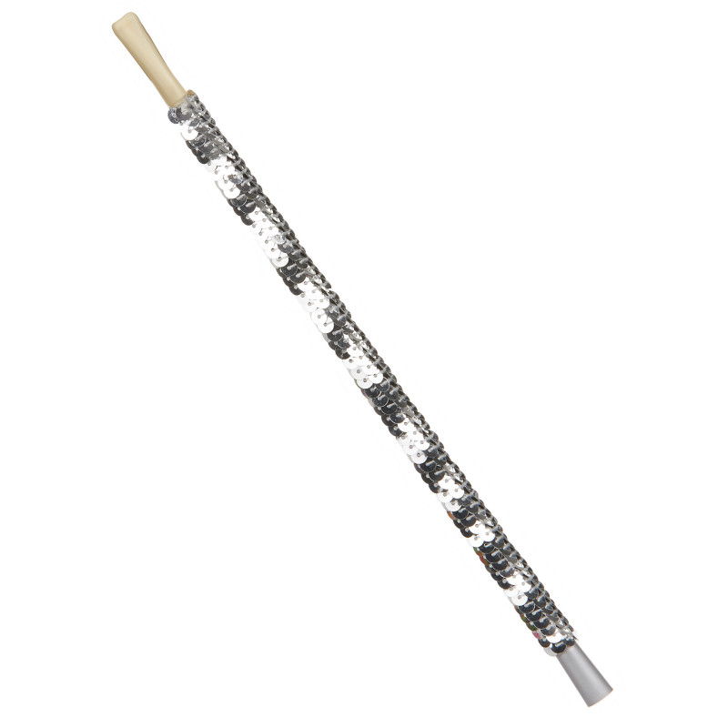 Porte cigarette sequins argent  