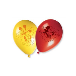 8 ballons latex Mickey Mouse  