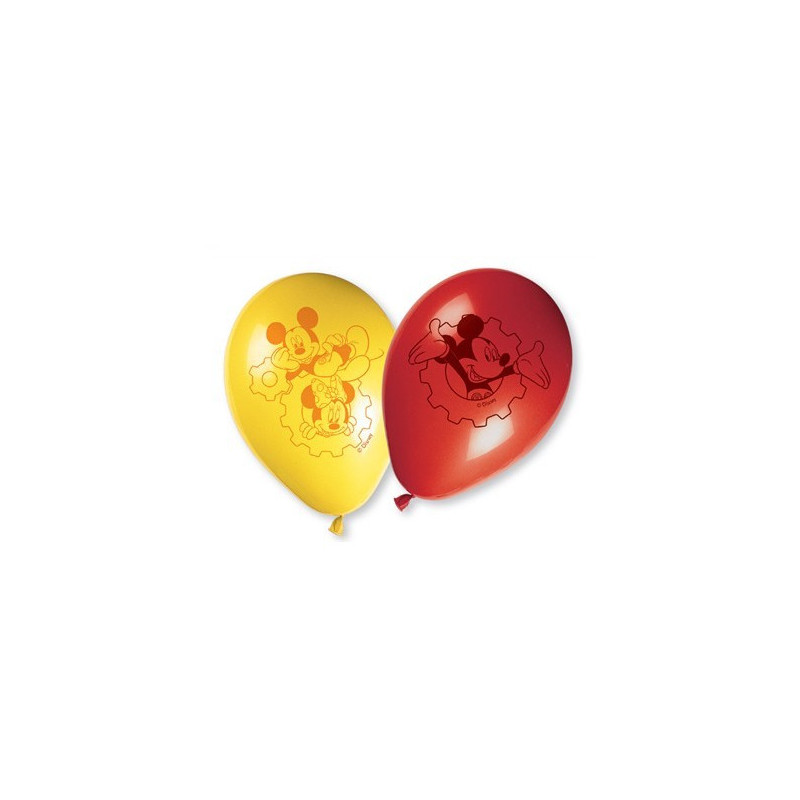 8 ballons latex Mickey Mouse  